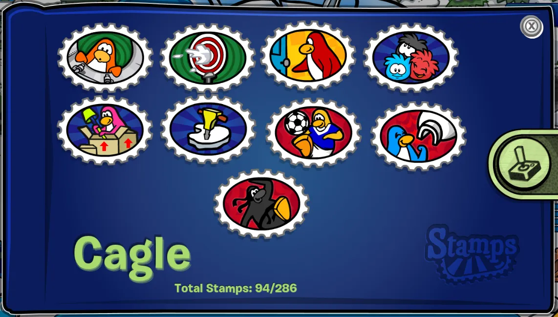 Background blur for Everyday Solo Stamps in Club Penguin Journey